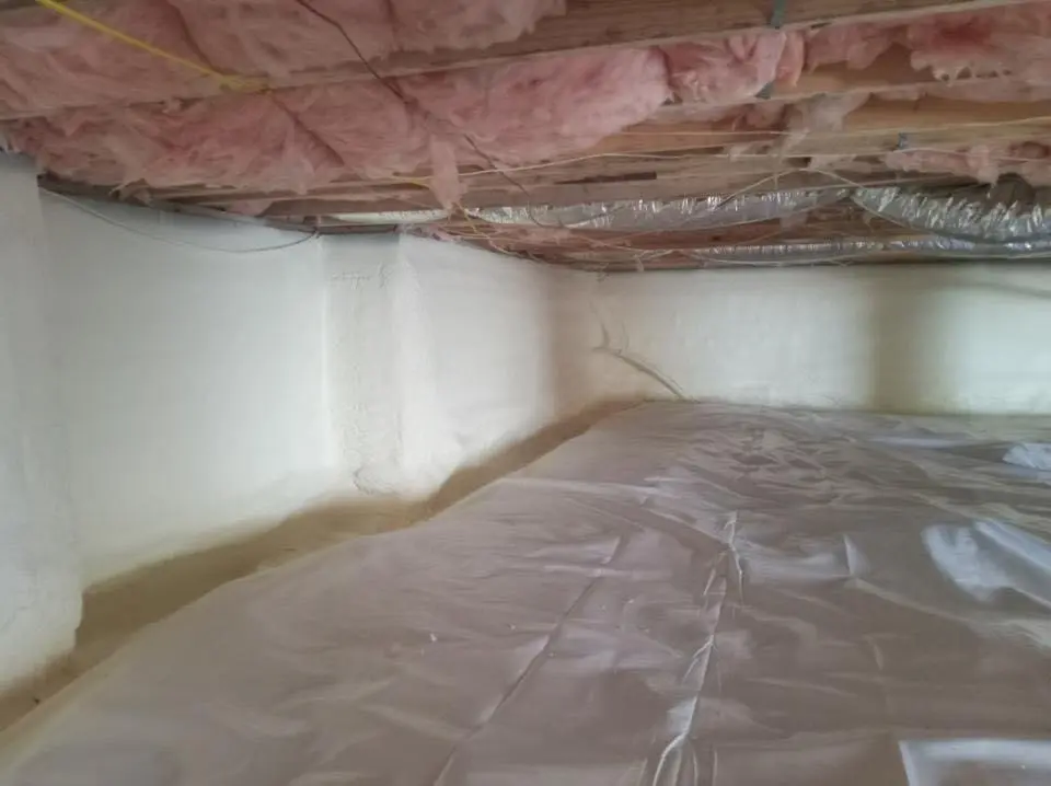Crawl space encapsulation with closed-cell spray foam for Roof Maintenance in Ranson corporation